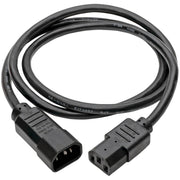 Tripp Lite 4ft Computer Power Cord Extension Cable C14 to C13 13A 16AWG 4' - P004-004-13A