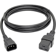 Tripp Lite 10ft Power Cord Adapter Cable C19 to C14 10A 16AWG 10' - P047-006-10A