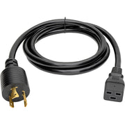 Tripp Lite 12ft Power Cord Extension Cable L6-20P to C19 for PDU/UPS Heavy Duty 20A 12 AWG 12' - P040-012