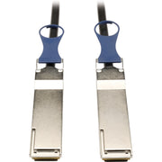 Tripp Lite by Eaton 2 Meter QSFP+ to QSFP+ 40Gb Passive DAC Copper Infiniband Cable