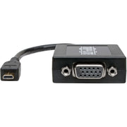 Tripp Lite Micro HDMI to VGA Adapter Converter with Audio Smartphone / Tablet / Ultrabook - P131-06N-MICROA