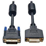 P562-010_Tripp Lite 10ft DVI Dual Link Extension Digital TMDS Monitor Cable DVI-D M/F 10'