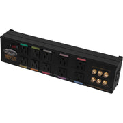 Tripp Lite Home Theater Isobar Surge Protector 10 Outlet RJ11 RJ45 Coax - HT10DBS