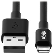 Tripp Lite 3ft Lightning USB Sync/Charge Cable for Apple Iphone / Ipad Black 3' - M100-003-BK