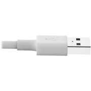 Tripp Lite 3ft Lightning USB Sync/Charge Cable for Apple Iphone / Ipad White 3' - M100-003-WH