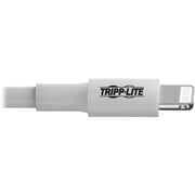 Tripp Lite 3ft Lightning USB Sync/Charge Cable for Apple Iphone / Ipad White 3' - M100-003-WH