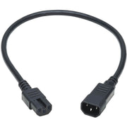 Tripp Lite 2ft Computer Power Cord Cable C14 to C15 Heavy Duty 16A 14AWG 2' - P018-002