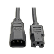 P018-010_Tripp Lite 10ft Computer Power Cord Cable C14 to C15 Heavy Duty 16A 14AWG 10'