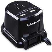 CyberPower CSP105U Dual Power Station 1-Outlet with 2-2.1A USB Charging Ports and 5FT Cord - CSP105U