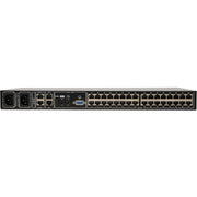 Tripp Lite by Eaton 32-Port, 2+1 User NetCommander Cat5 IP KVM Switch with Sixteen USB Dongles - B072-032-IP2-K