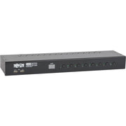 Tripp Lite by Eaton 8-Port 1U Rackmount DVI / USB KVM Switch with Audio and 2-Port USB Hub