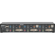 Tripp Lite by Eaton 2-Port DVI Dual-Link / USB KVM Switch w/ Audio and Cables - B004-DUA2-HR-K