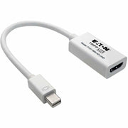 Tripp Lite 6in Mini DisplayPort to HDMI Active Adapter Converter mDP to HDMI 4K x 2K M/F 6" - P137-06N-HD-UHD