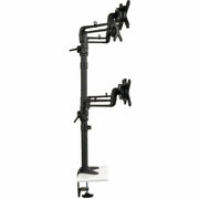 Tripp Lite by Eaton DDR1327SQFC Desk Mount for Flat Panel Display - Black Powder Coat - DDR1327SQFC