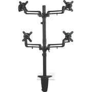 Tripp Lite by Eaton DDR1327SQFC Desk Mount for Flat Panel Display - Black Powder Coat - DDR1327SQFC