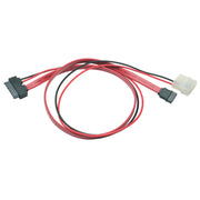 P948-20I_Tripp Lite Slimline SATA to SATA / LP4 Power Cable Adapter, 20inch