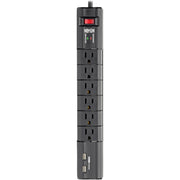Tripp Lite by Eaton Protect It! TLP608RUSBB Surge Suppressor/Protector - TLP608RUSBB