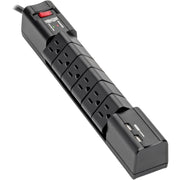 Tripp Lite by Eaton Protect It! TLP608RUSBB Surge Suppressor/Protector - TLP608RUSBB