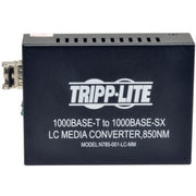 Tripp Lite by Eaton 10/100/1000 LC Multimode Media Converter, 550M, 850nm - N785-001-LC-MM