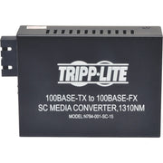 Tripp Lite by Eaton 10/100 SC Singlemode Media Converter, 15km, 1310nm - N784-001-SC-15