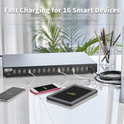 Tripp Lite by Eaton 16-Port USB Sync / Charging Hub - U280-016-RM