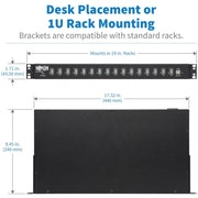 Tripp Lite by Eaton 16-Port USB Sync / Charging Hub - U280-016-RM