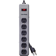 CSB606M_CyberPower CSB606M Essential Surge 6 Outlets Surge with 900J, 6FT Cord and Metal Case - Plain Brown Boxes