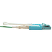 Tripp Lite by Eaton 1M (3.28-ft.) MTP / MPO Fan-out Cable, MTP/MPO to 8 x LC, 40GbE OM3 Plenum - N844-01M-8LC-PT