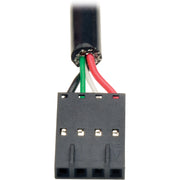 Tripp Lite by Eaton 6" USB 2.0 A Female to USB Motherboard 4-PIN IDC Header Cable - U024-06N-IDC