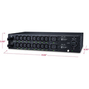 CyberPower PDU30SWHVT19ATNET Switched ATS PDU 200-240V 30A 2U 19-Outlets (2) L6-30P - PDU30SWHVT19ATNET