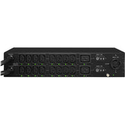 CyberPower PDU30SWHVT19ATNET Switched ATS PDU 200-240V 30A 2U 19-Outlets (2) L6-30P - PDU30SWHVT19ATNET