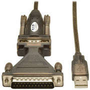 Tripp Lite by Eaton USB-to-Serial Cable Adapter (USB-A to DB25 M/M) - U209-005-DB25