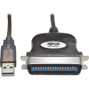 Tripp Lite by Eaton USB to Parallel Printer Cable (USB-A to Centronics 36 M/M), 10-ft - U206-010