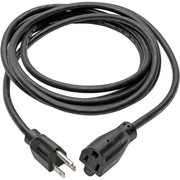 Tripp Lite 10ft Power Cord Extension Cable 5-15P to 5-15R 10A 18AWG 10' - P022-010