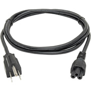 Tripp Lite 3ft Laptop / Notebook Power Cord Cable 5-15P to C5 10A 18AWG 3' - P013-003