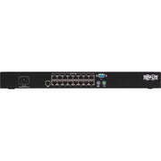 Tripp Lite by Eaton 16-Port NetCommander 1U Rackmount Cat5 KVM Switch with PS2 to USB Input Adapter - B072-016-1A