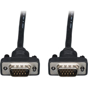 Tripp Lite 50ft VGA Coax Monitor Cable Low Profile with RGB High Resolution HD15 M/M 50'