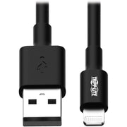 M100-10N-BK_Tripp Lite 10in Lightning USB/Sync Charge Cable for Apple Iphone / Ipad Black 10"