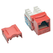 N238-025-RD_Tripp Lite by Eaton Cat6/Cat5e 110 Style Punch Down Keystone Jack - Red, 25-Pack