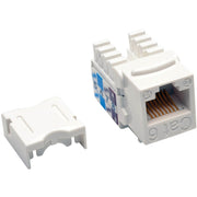 N238-025-WH_Tripp Lite by Eaton Cat6/Cat5e 110 Style Punch Down Keystone Jack - White, 25-Pack