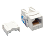 N238-025-WH_Tripp Lite by Eaton Cat6/Cat5e 110 Style Punch Down Keystone Jack - White, 25-Pack