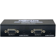 Tripp Lite by Eaton Dual VGA with Audio over Cat5 Extender, Receiver, Up to 300-ft. - B132-200A-SR
