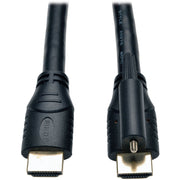 P569-010-LOCK_Tripp Lite 10ft High Speed HDMI Cable with Ethernet and Locking Connector Ultra HD 4K x 2K M/M 10'