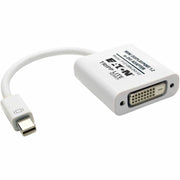 Tripp Lite 6in Mini DisplayPort to DVI Adapter Active Converter mDP to DVI M/F DPort 1.2 6"