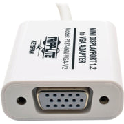 Tripp Lite 6in Mini DisplayPort to VGA Adapter Active Converter mDP to VGA M/F DPort 1.2 6" - P137-06N-VGA-V2