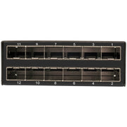 Tripp Lite by Eaton High Density Copper / Fiber Enclosure Panel, 1U, 4-Cassette Capacity - N484-12SFP-K