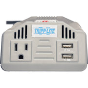 Tripp Lite by Eaton 200W PowerVerter Ultra-Compact Car Inverter with Outlet and 2 USB Charging Ports - PV200USB