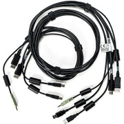 Vertiv Cybex SC800/SC900 6 feet All-in-One KVM Cable | Dual Head | 4K UHD | DisplayPort-to-DisplayPort (CBL0108) - CBL0108