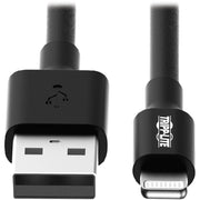 Tripp Lite 10ft Lightning USB/Sync Charge Cable for Apple Iphone / Ipad Black 10' - M100-010-BK