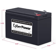 CyberPower RB1270B UPS Replacement Battery Cartridge 18-Month Warranty - RB1270B